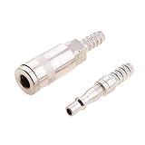 Dolity 3サイズ選べる　2点パック　クイックリリース　エアーラインホース　コンプレッサー継手　金属製 - 10MM