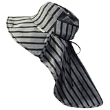 monkuwa 後ろメッシュフードハット チャコール