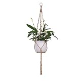 植物ボルダー linlinkkプラント　ハンギング 植物ハンガーネット 麻ロープ 麻の糸 編み　吊り下げ　ロープ　マクラメ　プラントハンガー　1段　2段様々なデザイン