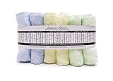 B.B. Bamboo Baby Washcloths by Bodacious Bambino | Newborn Towel Set 6-Pack | Super Soft Absorbent B