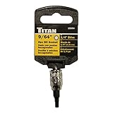 Titan - 9/64" Hex Bit Socket- 1/4" Drive [並行輸入品]