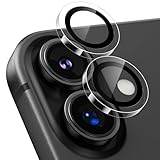 Podick カメラフィルム iPhone 17 用 カメラカバー 9H強化ガラス アルミ合金 アイフォン17 カメラ保護 キズ防止 耐衝撃 高透過率 黒縁取り 露出オーバー防止 極薄 いphone17レンズカバー プロテクター クリア