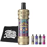 【nano】Aspire Magnum Nano Pod Kit｜アスパイア マグナム ナノ｜大容量1800mAh 6mlタンク搭載｜オートドロー｜FlavorKitchenオリジナルミニポーチ付属｜電子タバコ VAPE ベイプ 本体 スターターキット (Gold & Parthenon Myth)