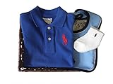 ラルフローレンの子供服　POLO　RALPHLAUREN　ベビー　出産お祝いセット（長袖）　男の子　８０ｃｍ　９ヶ月～１２ヶ月用 [並行輸入品]
