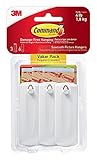 コマンドSawtooth画像ハンガー、ホワイト 12 Hangers 17042-4PK.R1