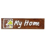 東洋石創　ガーデンサイン・ベル　ウッドボード　(My Home)　●40663