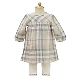 [バーバリーベビー] BURBERRY BABY ベビー服 セットアップ (長袖ワンピース・スパッツ) B98505 12Mサイズ