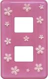 東京パック スイッチカバー2口用 197 桜