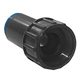 LASCO 15-8522P Drip Micro Irrigation Tubing with 3/4-Inch Female Pipe Adapter for 1/2-Inch to 5/8-In