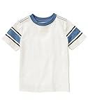 Gymboree Baby Toddler Boys' Slub Striped Tee Jet Ivory 4T [並行輸入品]