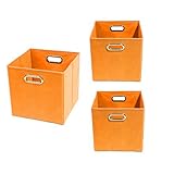 Modern Littles Organization Bundle-3 Storage Bins, Bold Orange by Modern Littles [並行輸入品]