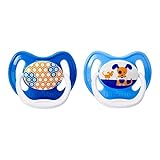 Dr. Brown's BPA Free PreVent 6-12 Months Orthodontic Pacifier - Blue 2PC by Dr. Brown's