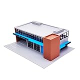 Outland Models ミニチュア モダン 警察署 1:64 S スケール