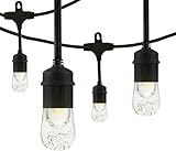 High Qualityghten Cafﾃｩ LED String Lights (12 ft.), 6 Lifetime Bulbs, Premium, Weatherproof, Shatter