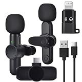 ピンマイク【2025新型】360°集音type-C ピンマイクi-Phone 16/15シリーズ対応 Android用瞬時接続Bluetooth不要 プラグ＆プレイ 超ミニクリップ式 Vlog/ライブ配信/生放送用 （Type-C機種対応）