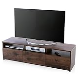 LOWYA （ロウヤ） テレビ台 テレビボード 木製 リアル木目 エンボス加工 国産 日本製 完成品 コード収納フック付き 収納 幅150cm ブラウン おしゃれ