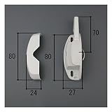三協アルミ 補修部品 窓 サッシ 部品 引違い窓 (左勝手) クレセント(WB6037L0-WH) *製品色・形状等仕様変更になる場合があります*