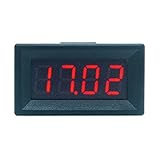 volflashy 電圧計 ミニ デジタル LED ディスプレイ 4ビット DC 0-100V パネル ボルト 電圧 メーター テスター 検出器 車 ホーム