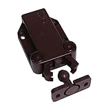 安全プッシュタッチラッチブラウン標準( 2 – 3 / 8 " Long全体的な)
