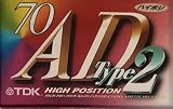 TDK カセットテープ AD Type2 ハイポジ 70分 AD2-70