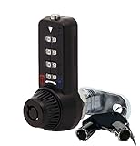 combi-cam Ultra、7432l &キー、組み合わせカムロックマスターキー付き上書き、1 – 1 / 8 "円柱長、クローム仕上げ 0 7/8 7432M-BLACK AND KEYS 1