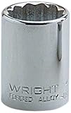Wright Tool 4124 3/4-Inch - 1/2-Inch Drive 12-Point Standard Socket [並行輸入品]