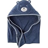 Carter's(カーターズ) リトルベアフードタオル ネイビー おくるみ One Size【並行輸入】