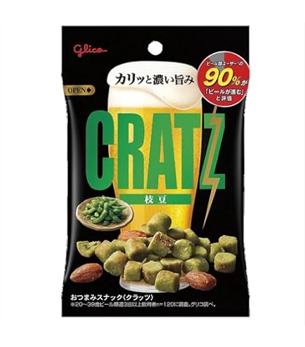 Amazon.co.jp: 江崎グリコ クラッツ(レモンで仕上げた唐揚げ味) 33g
