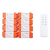 Fenteer 無線 リモートコントロール スイッチ　リレー レシーバー（8個）　315MHz　AC85-250V　高品質