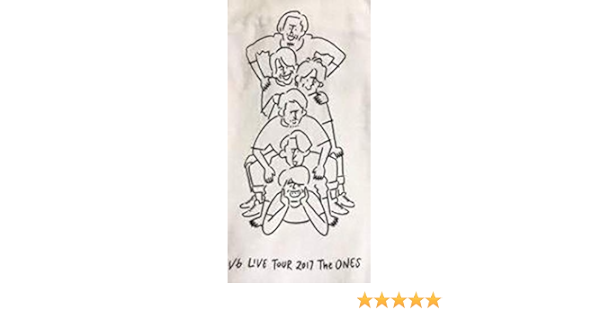 Amazon V6 公式グッズ スポーツタオル Live Tour 17 The Ones アイドル 芸能人グッズ 通販