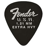 Fender ピック 351 Dura-Tone 1.21 12 Pick, Black