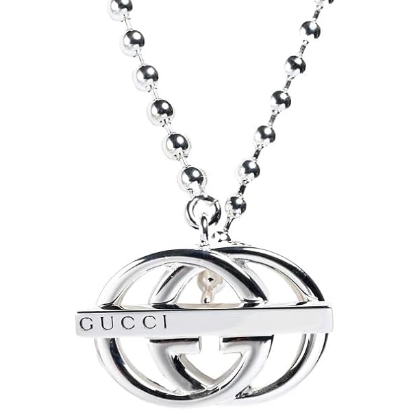 Amazon | [グッチ] Gucci メンズ シルバー ネックレス インター