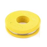 uxcell ヒーター線 ニクロム線 イエロー シルバートーン 抵抗線 35AWG 1個入り