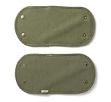 【キューズベリー】＜よだれパッド：クロス抱っこひも用＞オリーブグリーン