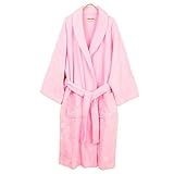 パイル地 バスローブ ピンク