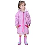 子供レインコートキッズ雨具 キッズレインコート、男の子と女の子のためのフローラルレインスーツレインジャケット子供のポンチョ子供の防水コート子供レインギアレインウェア ガールズ ボーイズレインウェア