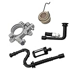 Dovewill STIHL MS290用　オイルポンプウォーム　高品質　駆動歯車スプリングセット　390 310 029 039　銀