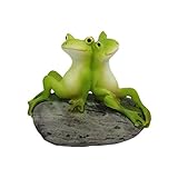 ガーデン オブジェ・置物 （Frog・寄り添い） EDC-0140