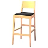 オリバー ダイニング ハイカウンターチェア 木製 布 ナチュラル×ダークグレー (S・CW-5060・NA・ST+FF-20B)