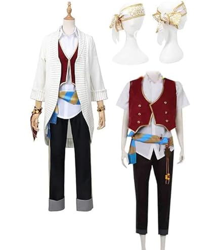 Amazon.co.jp: 漫尚cosplayコスプレ衣装 ターバン付き ウィッグ