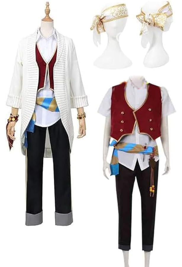 Amazon.co.jp: [LELE] コスプレ衣装 ターバン付き ウィッグ付き 靴追加