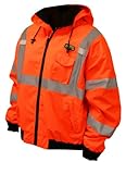 Cordova J200-4XL 4X Large Reptyle Class III, orange 2-in-1 bomber jacket