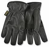 KINCO 93HK-XL Men's Lined Goatskin Gloves, Heat keep Thermal Lining, X-Large, Black [並行輸入品]