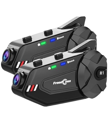 Amazon | FreedConn R1 PLUS バイク用トランシーバー 【1080Pカメラ