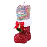 【クリスマスラメブーツ(中)】クリスマスブーツ お菓子入 ミニサイズ まとめ買い パーティー イベント (100個セット)