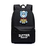 BIGBANG ZUTTER VIP 韓流グッズ ビッグバン GD TOP ファッション 可愛 バッグ リュックサック (ブラック(TOP))