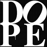 Maxwell Dickson "ドープブラック」Popアートキャンバスアートワーク壁アートプリント 16" x 16" ブラック DopeBlack-16x16