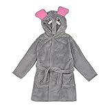 cm-trading バスローブ 子供 ガウン 可愛い パジャマ 新生児 服 長袖 モコモコ パジャマ フード付 ポケット付き ルーム ウェア ネグリジェ 前開き 出産祝い 男女共用