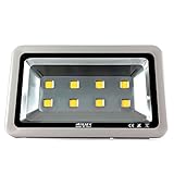 Morsen 400W LED投光器（電球色）400W-40000ルーメン ハロゲンランプの代替品 防水仕様(IP65) 家庭用コンセントでOK 防滴、防災、防震、安定性、信頼性の高いLED投光機