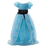 Baosity プリンセス　フラワー　ガールズ　ロング　ページェント　チュール　ウェディング　ガウン　ドレス　ベルト付き　ファッション